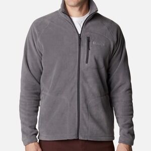 Columbia Men's Fast Trek II‎ Full Zip Fleece Size XXL City Gray